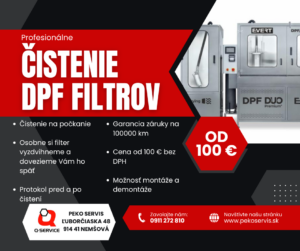 ČISTENIE DPF